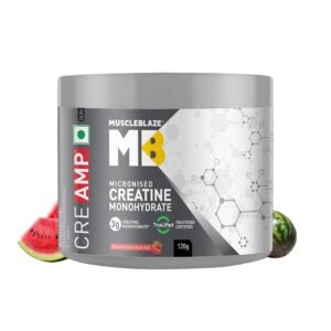 MuscleBlaze micronised creatine monohydrate supplement in Watermelon Kool Aid flavour