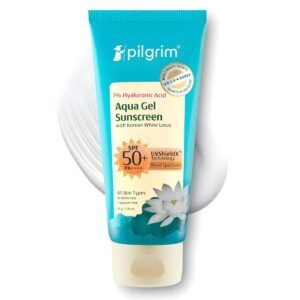 Pilgrim Aqua Gel Sunscreen SPF 50 with 1% hyaluronic acid