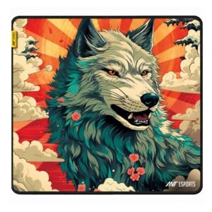 ANT Esports Wolf Gaming Mouse Pad with Anime-Inspired Artwork