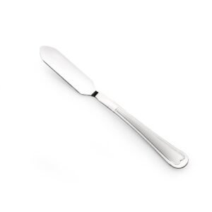 Stainless steel butter knife and spreader for kitchen and dining use
