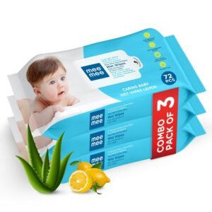 Mee Mee Caring Baby Wet Wipes Lemon – 72 Pieces